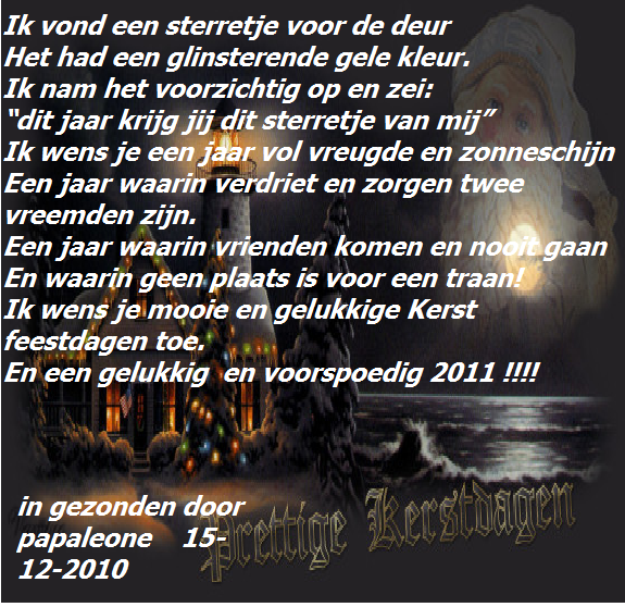 gedichtenwebsite van lies: 245 ingezonden kerst gedicht