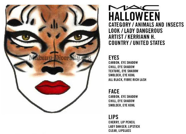 Mac Halloween Face Charts Lewisburg District Umc