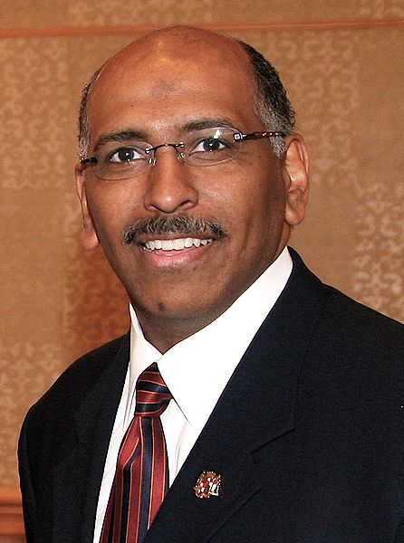 Michael Steele congratulates