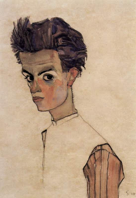 Heidi Klum Wallpaper Egon Schiele Self Portrait