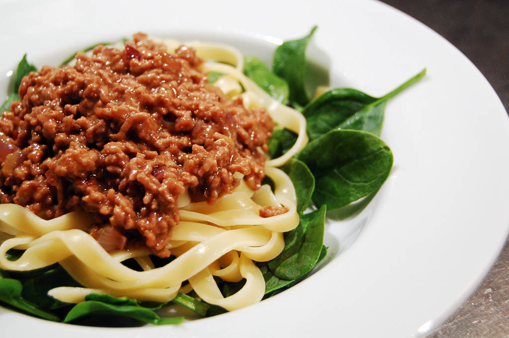Cheese in the Barn Pasta Bolognese, the Godfather style, and a oneway