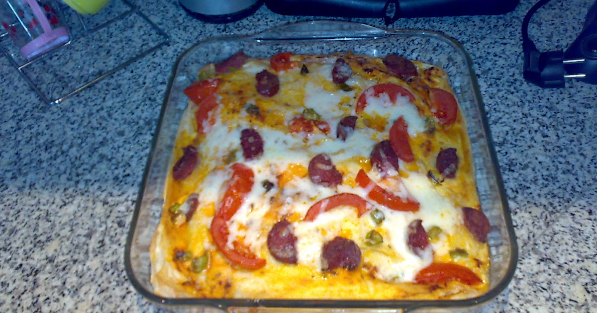 SAKURA Yufka Pizza (Sahur yemekleri)