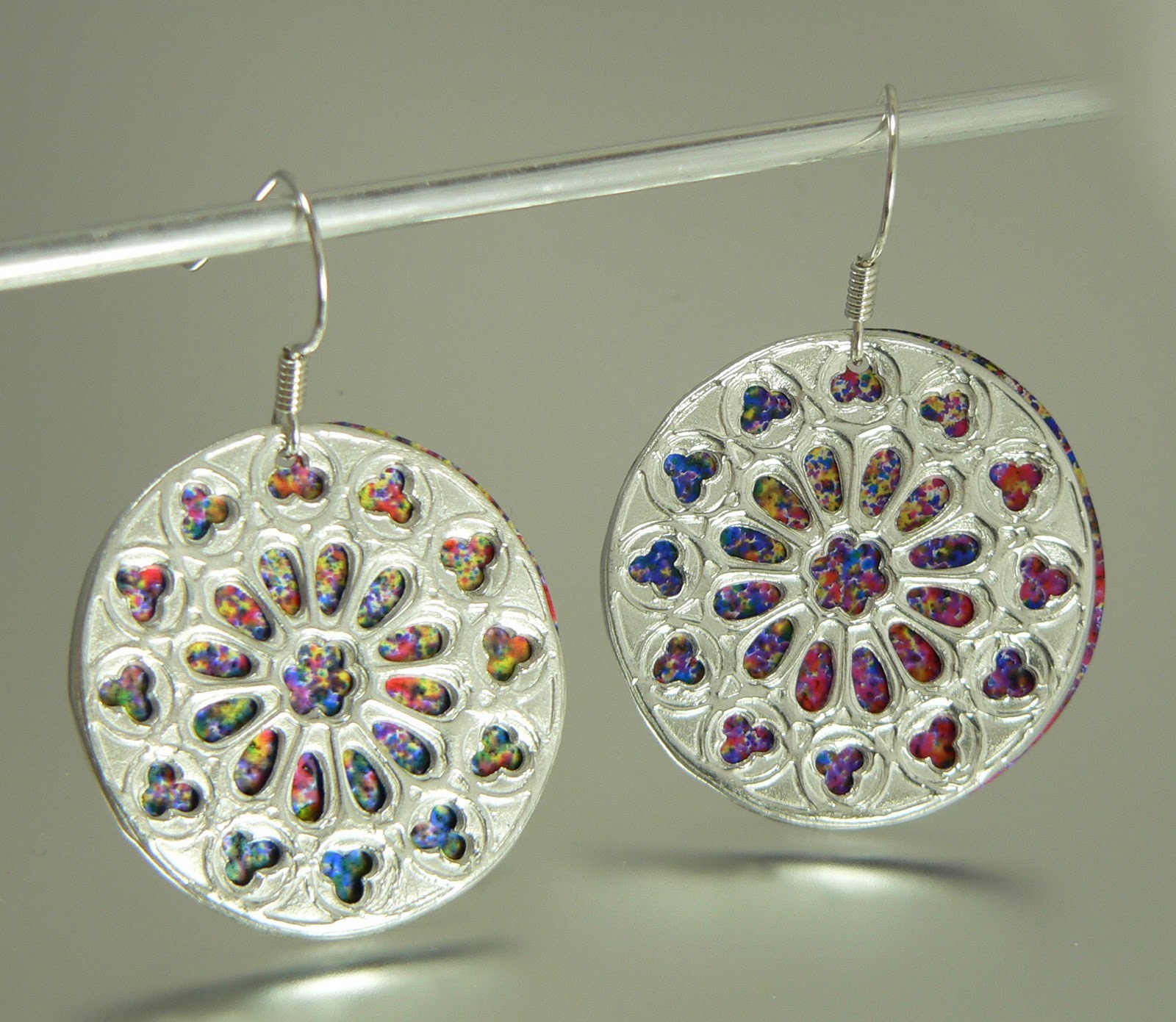 Inside the artisan Cathedral Rose Window jewelry