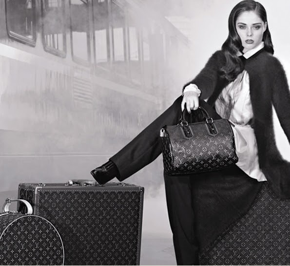 In LVoe with Louis Vuitton: Speedy Mirage ad