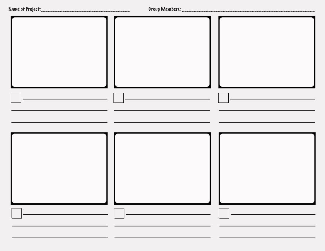 Storyboard Template Free Easy
