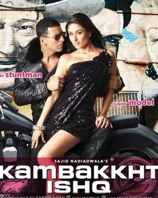 فيلم الاكشن والكوميديا Kambakht Ishq 2009 مترجم بجودة DVD`RIP بحجم 405 MB تحميل مباشر علي اكثر من سيرفر Kambakht+ishq