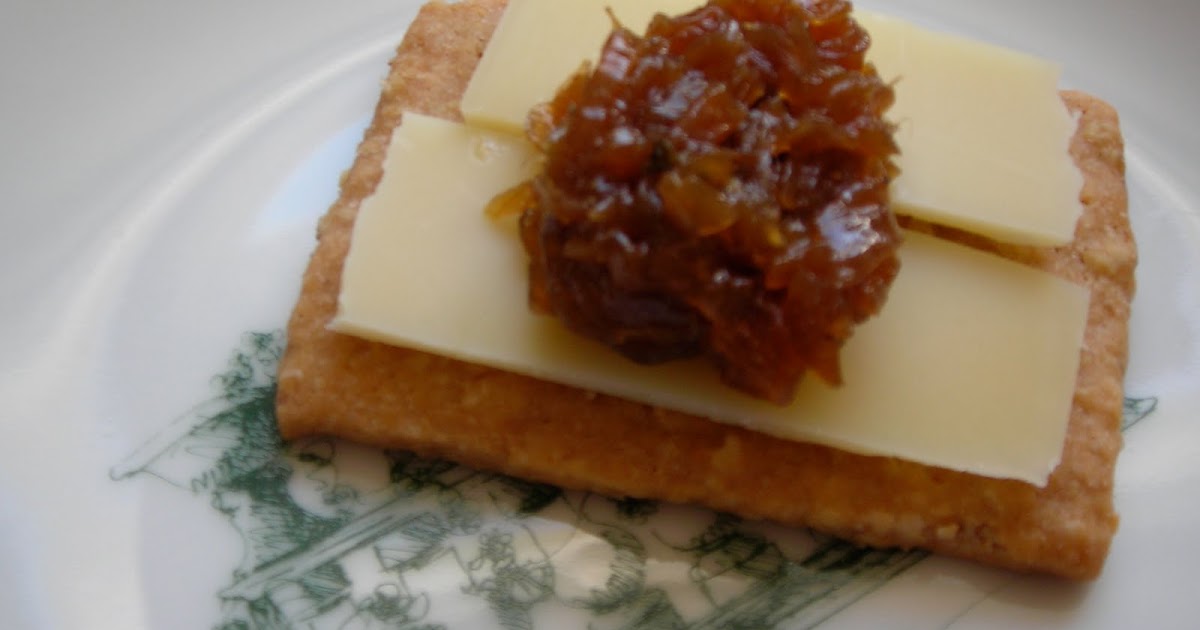 Onion Thyme Jam not just for cheese and crackers! market recipes