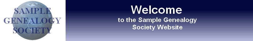 Sample Genealogy Society