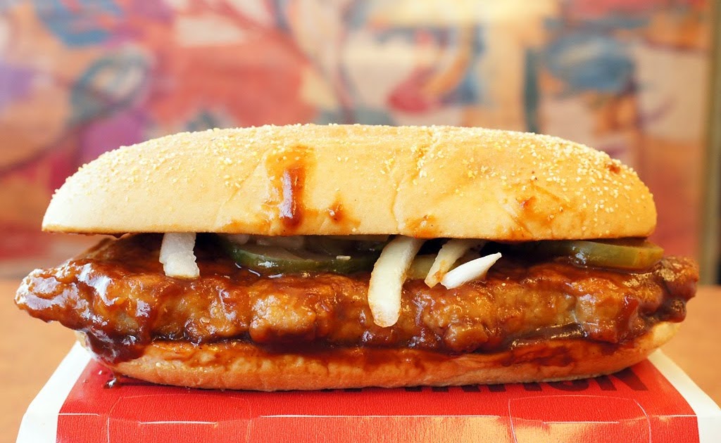 Random Meal Of The Day McDonald's Legendary McRib