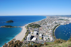 View of Mount Maunganui from "The Mount"