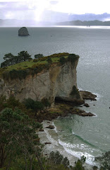 Storms behind Cathedral Cove