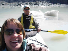Kayaking on Hooker Glacier Lake