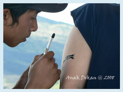 A new way in making tattoo. Its summer time, lot of sun sunshine!