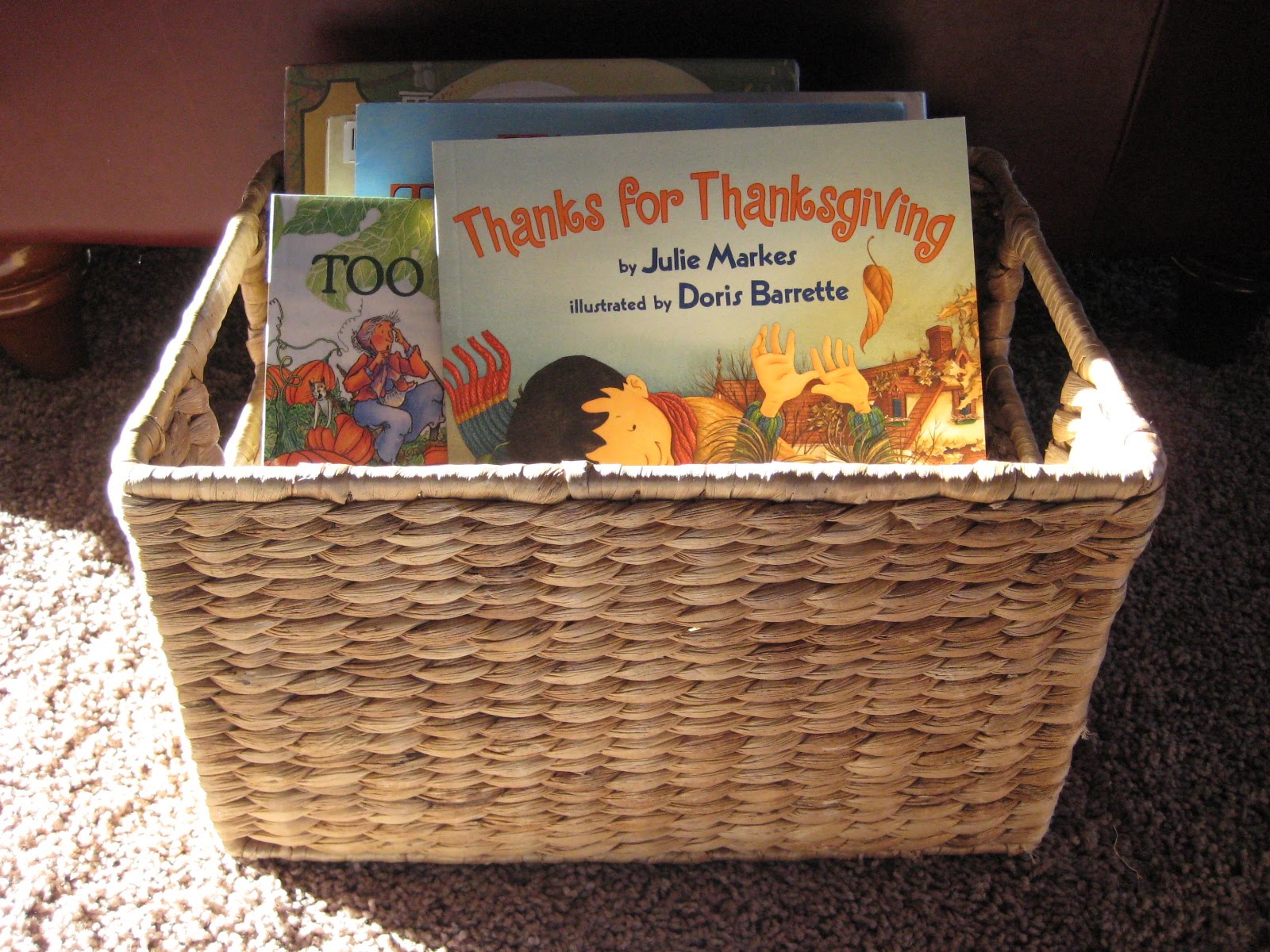 More Than Enough Fall Book Basket