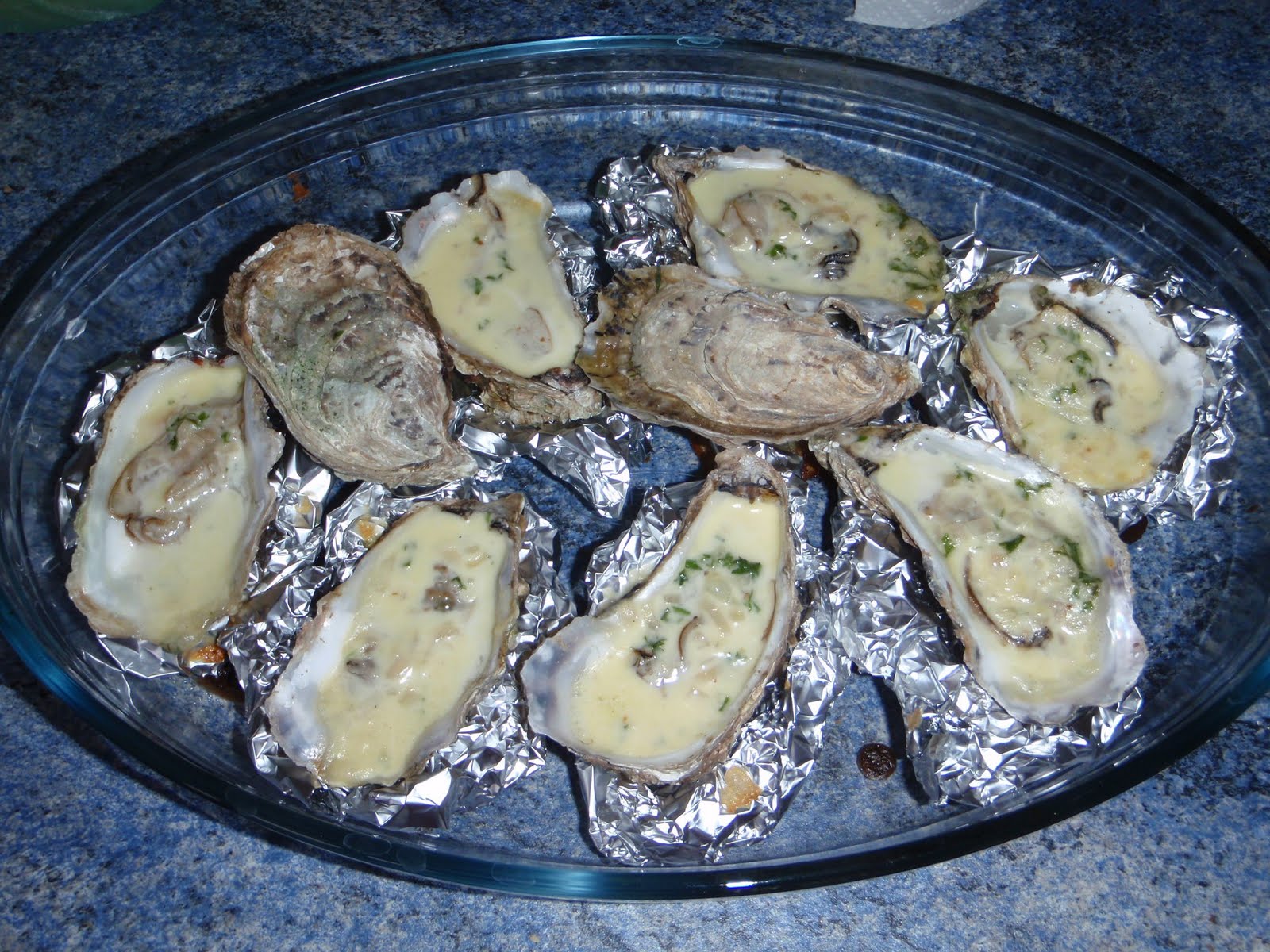 Friends & Foodies Forever Baked Oysters on the Half Shell