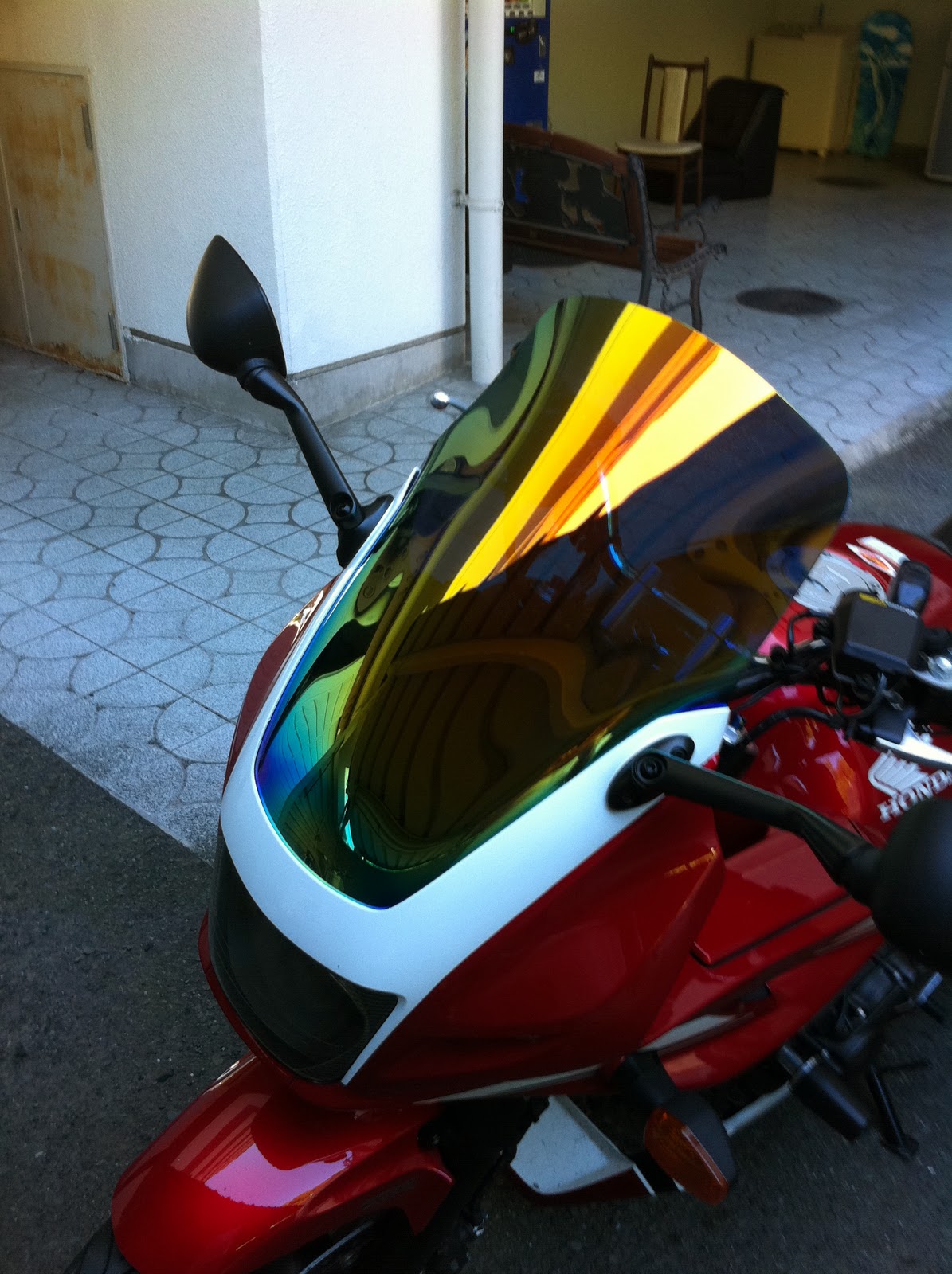 cb1300sf spトータルクラフト ビキニカウル　ミラースクリーン 送料込み CB1300 SF トータルクラフト ビキニカウル カウル