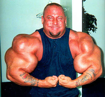 Steroid bicep explode