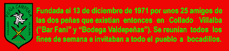 PEÑA CAMPERA