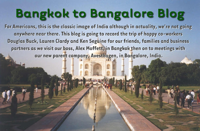 Bangkok to Bangalore Blog