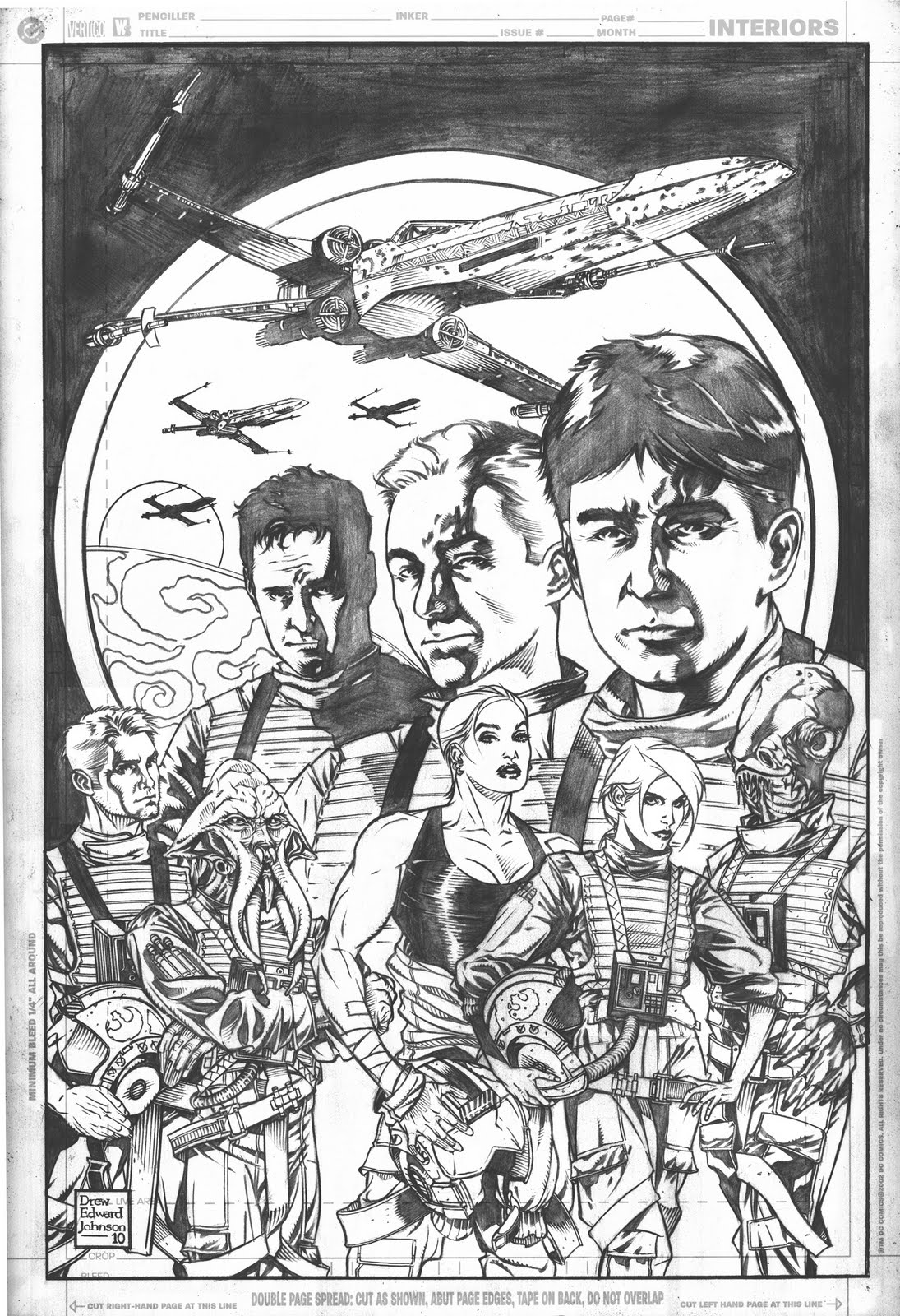 Damn that graphitemonkey The Art of Drew Edward Johnson Rogue