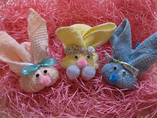 Petite Planet: Green Your Easter Basket with Washcloth Bunnies!