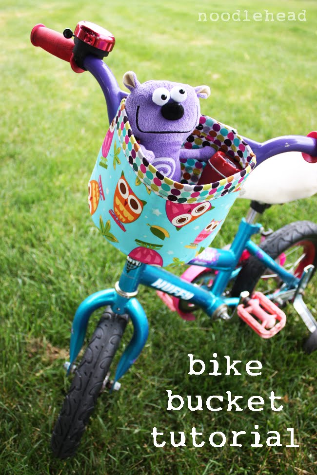 Aprons and Apples 2 different bike basket tutorials to choose from