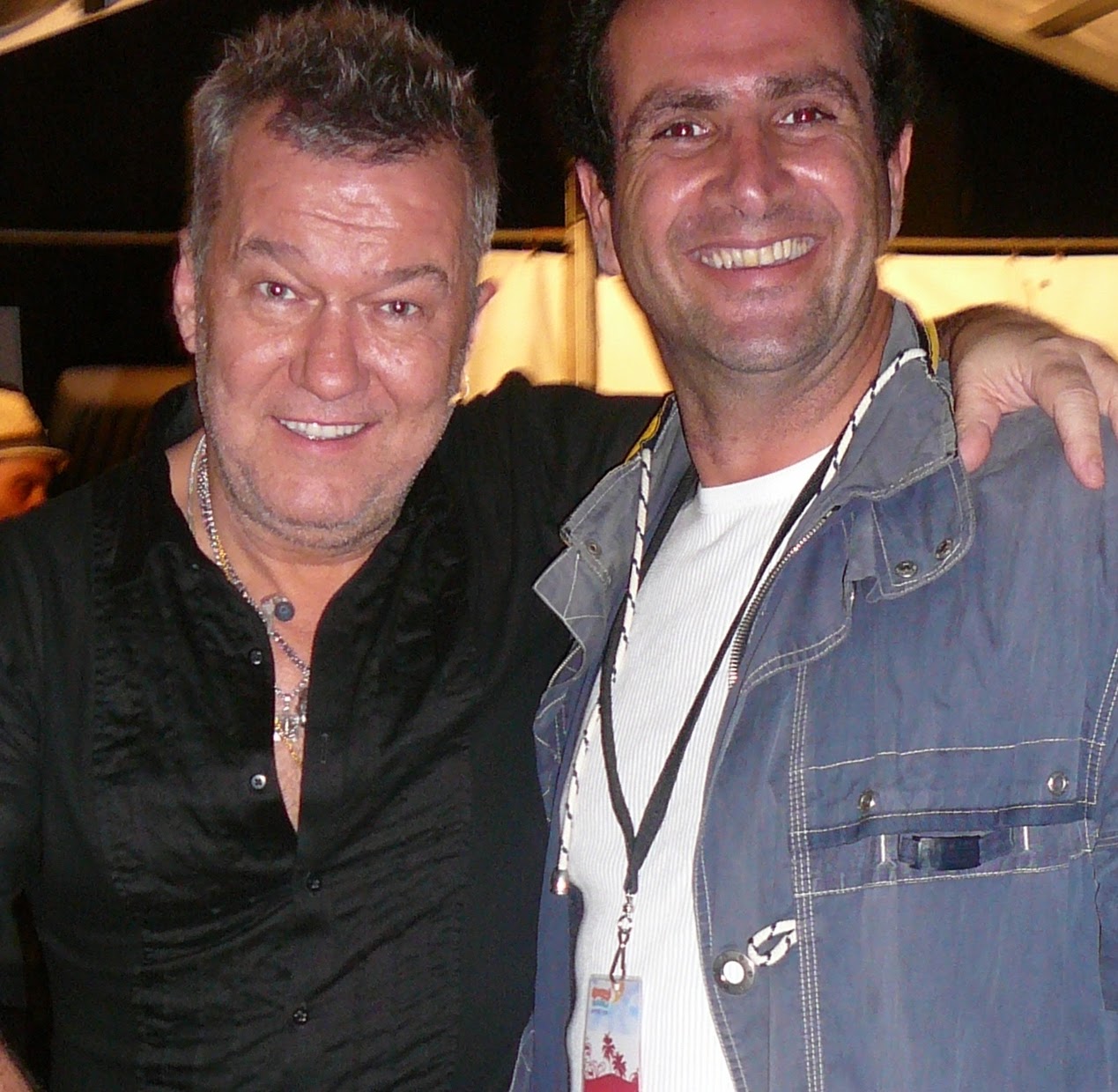 Alessandro Sorbello With Jimmy Barnes At The Caloundra Music Festival