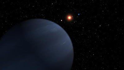 artist's rendition of a multi-planet system