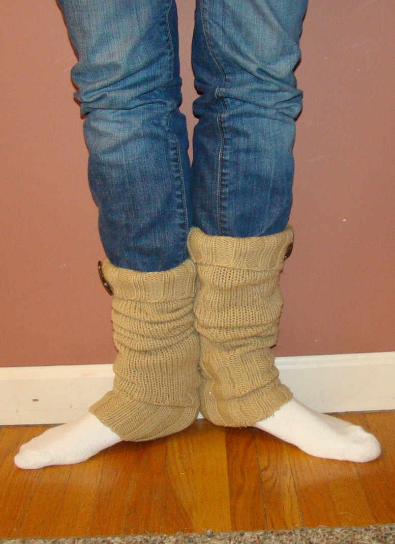 Fireflies and Jellybeans How to Make Leg Warmers From an Old Sweater