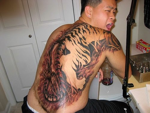Japanese Tiger Tattoo Is a tiger tattoo for you Tiger tattoos by their 