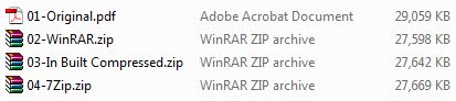 WinRAR v.s 7Zip v.s