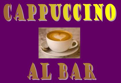 Cappuccino al Bar