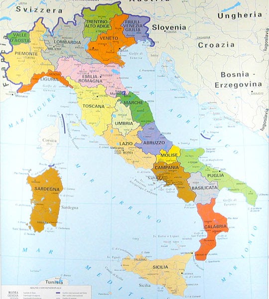 Impariamo insieme: Cartine geografiche dell'Italia