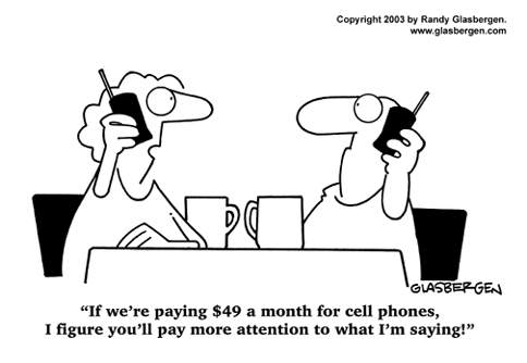 communicating cartoon
