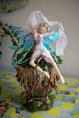 ooak doll and faerie house