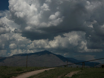 Thunderheads behind us