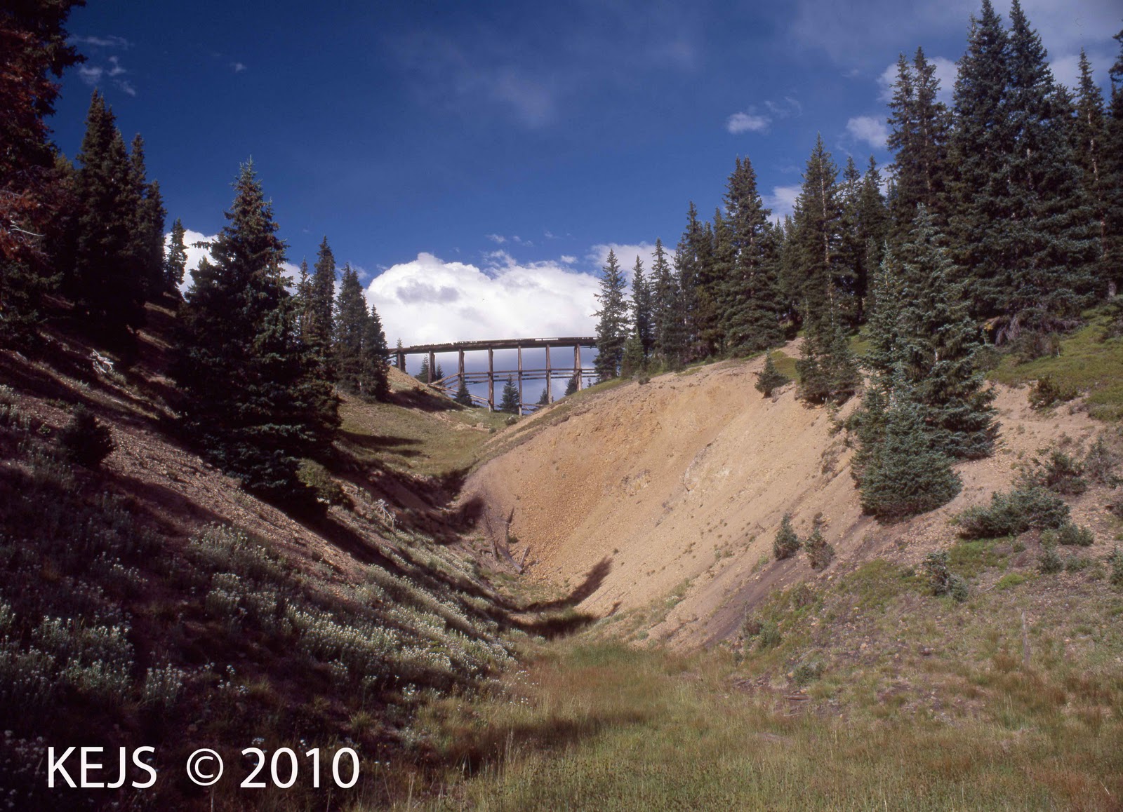 Longs Peak Journal Rifle Sight Notch, Rollins Pass Road
