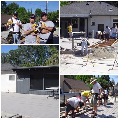 Installing Our Deck | OrganizingMadeFun.com
