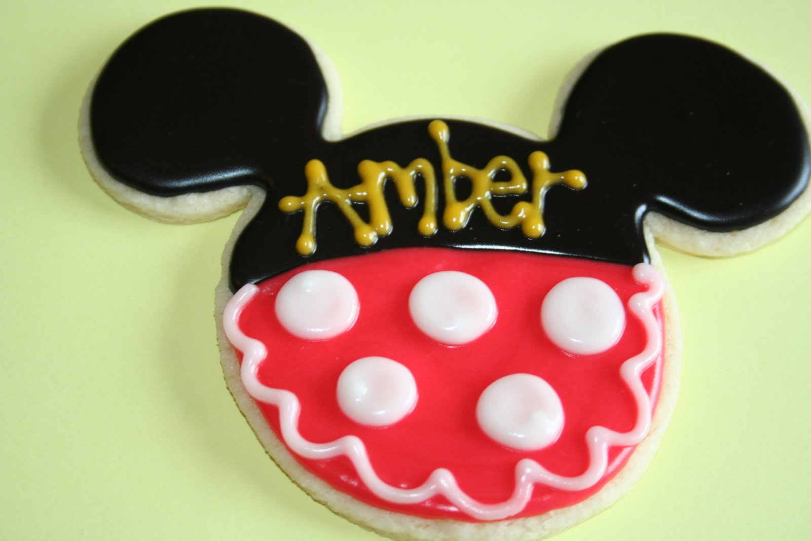 Mickey Mouse Cookies