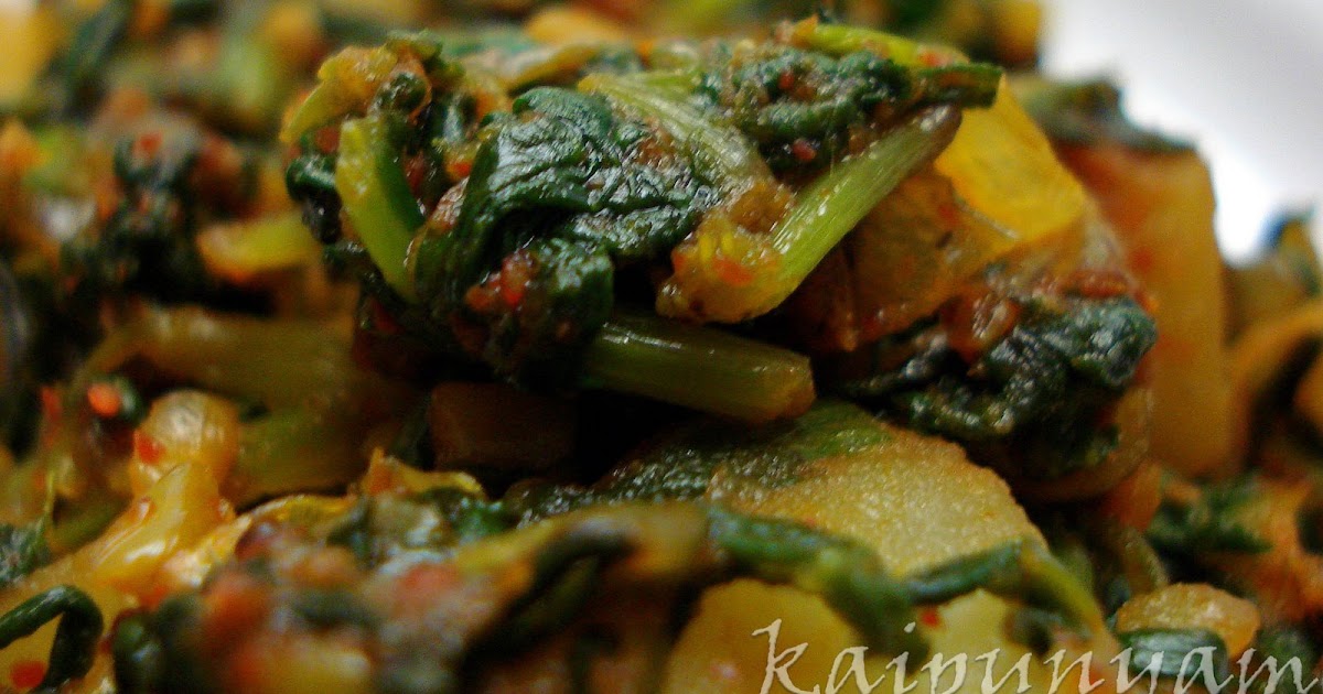 Potato Spinach Masala Potato Spinach Masala