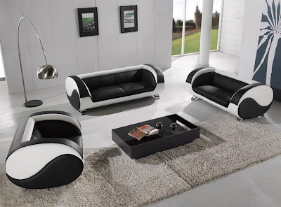 Modern Leather on Modern Leather Sofa Set Sofa Loveseat And Chair Two Toned