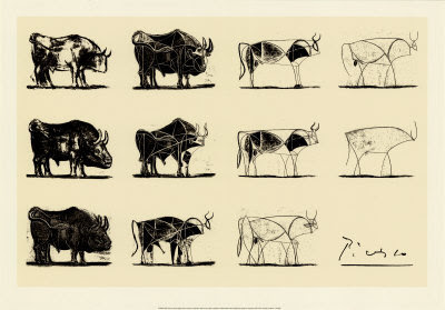 [ AIDE ] &#9830; ATYPIQUE Picasso+-Taureau-Serie+Affiches