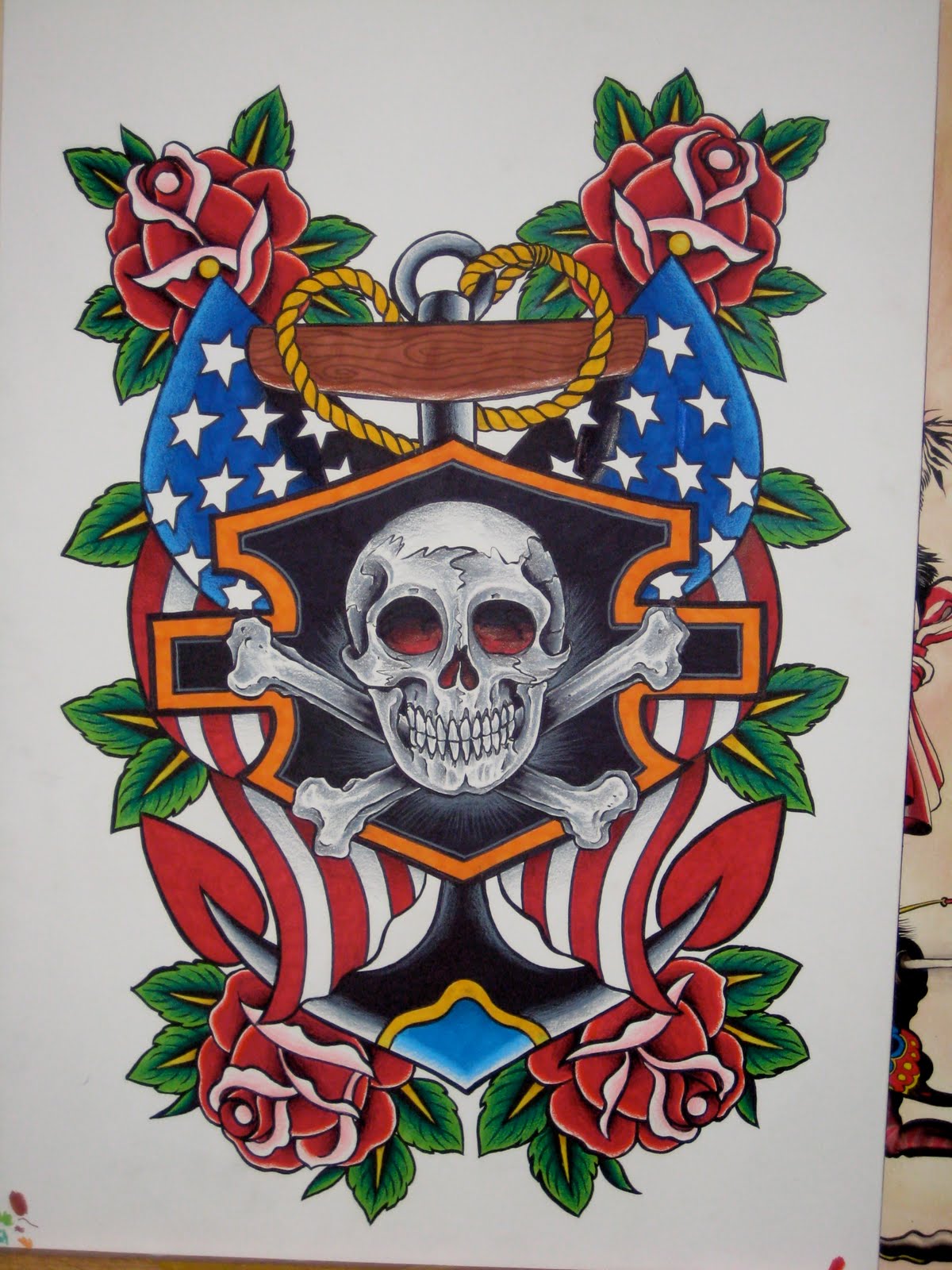 BlackHeart Tattoo San Francisco: Harley Davidson