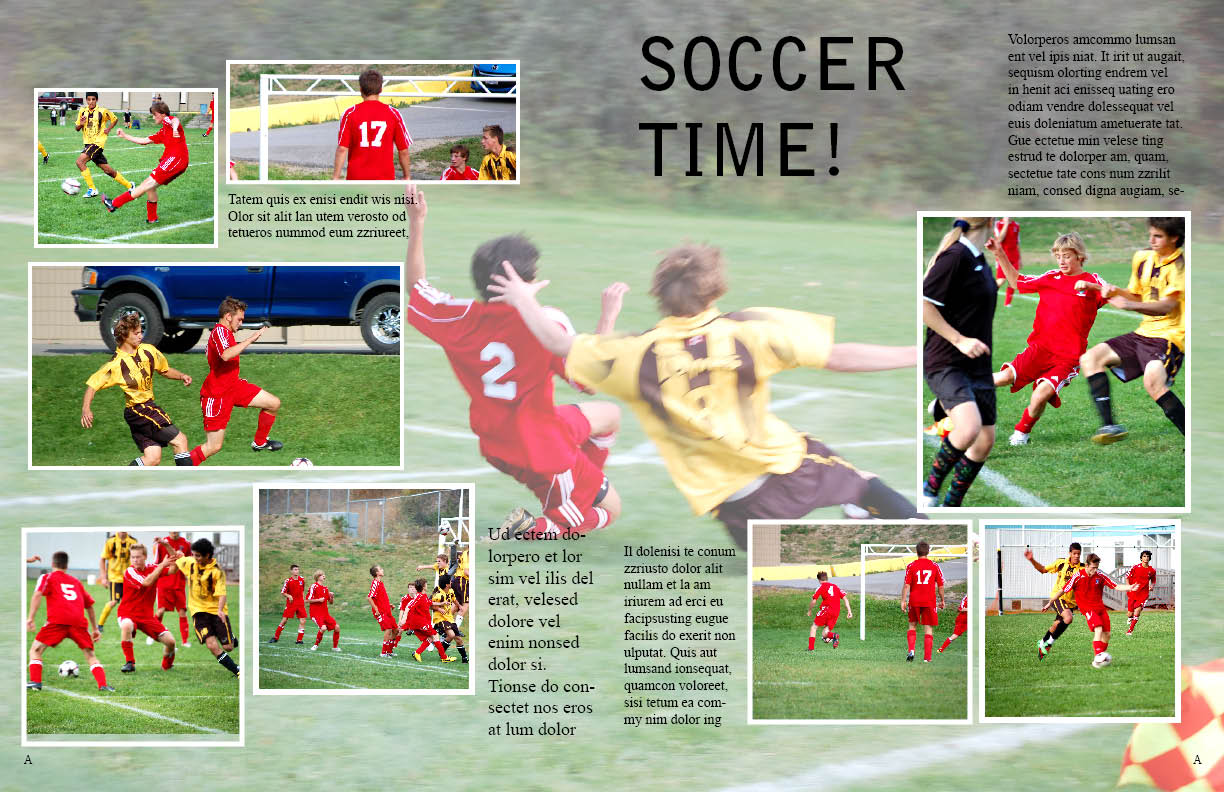 jayward. yearbook spread.