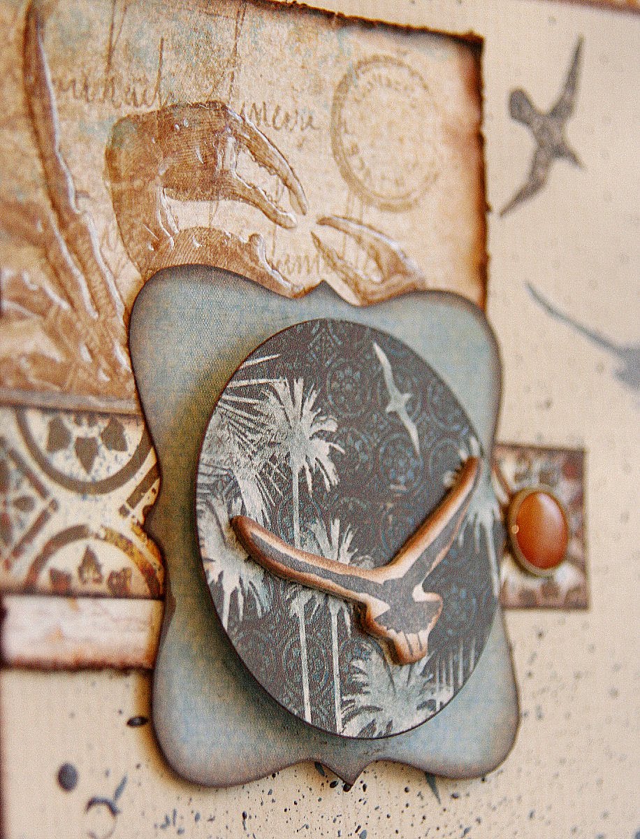 The BoBunny Blog Liquid Embossing with Bo Bunny AND a Layout Sketch...