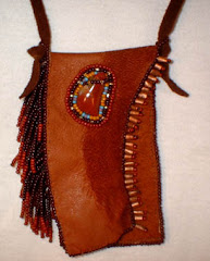 Leather w/ beads