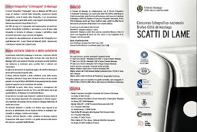 Dépliant del concorso