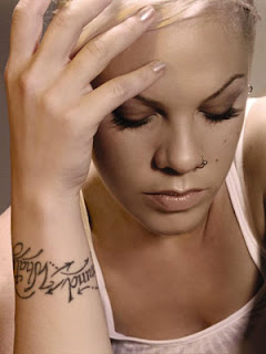 Celebrity Tattoos - Pink 