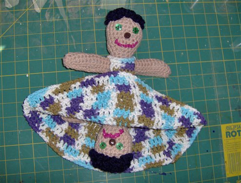 Gourmet Crochet Topsy Turvy Doll Pattern at Dream Weaver Yarns LLC