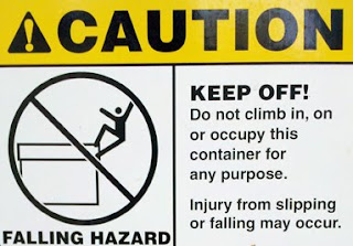 Dumpster Warning